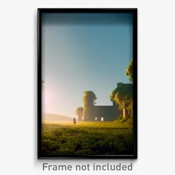 Pixel Art Poster - Conventional Demesne (8 Bit Psychedelic Video Game Print)