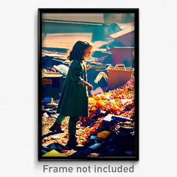Pixel Art Poster - Tidy Dump (8 Bit Psychedelic Trippy Weird Video Game Print)