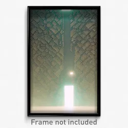 Pixel Art Poster - Buoyant Matrix (8 Bit Psychedelic Trippy Video Game Print)