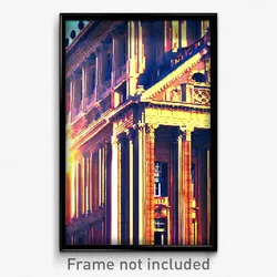 Pixel Art Poster - Large Historical Architecture (8 Bit Video Game Print)