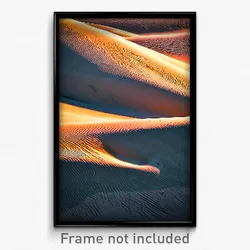 Pixel Art Poster - Acclaimed Dunes (8 Bit Psychedelic Trippy Video Game Print)