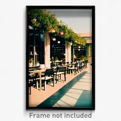 Pixel Art Poster - Important Terrace (8 Bit Psychedelic Trippy Video Game Print)