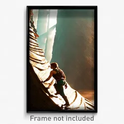 Pixel Art Poster - Bronze Climb (8 Bit Psychedelic Trippy Video Game Print)