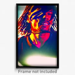 Pixel Art Poster - Meek Crack (8 Bit Psychedelic Trippy Weird Video Game Print)