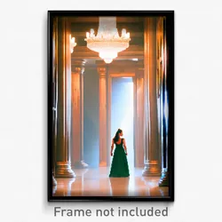 Pixel Art Poster - Elegant Hideout (8 Bit Psychedelic Trippy Video Game Print)