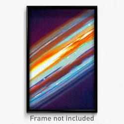Pixel Art Poster - Flashy Jupiter (8 Bit Psychedelic Trippy Video Game Print)