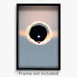 Pixel Art Poster - Whopping Hole (8 Bit Psychedelic Trippy Video Game Print)