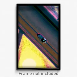 Pixel Art Poster - Detailed Route (8 Bit Psychedelic Trippy Video Game Print)
