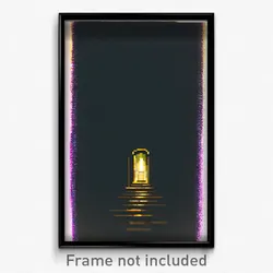 Pixel Art Poster - Dark Redoubt (8 Bit Psychedelic Trippy Video Game Print)