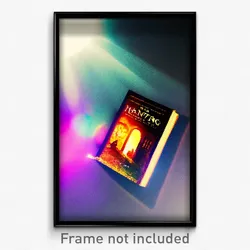 Pixel Art Poster - Haunting Book (8 Bit Psychedelic Trippy Video Game Print)