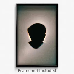 Pixel Art Poster - Shadowy Visage (8 Bit Psychedelic Trippy Video Game Print)