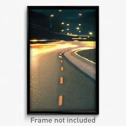 Pixel Art Poster - Distorted Road (8 Bit Psychedelic Trippy Video Game Print)