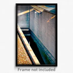Pixel Art Poster - Concrete Strand (8 Bit Psychedelic Trippy Video Game Print)