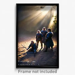 Pixel Art Poster - Extra Large Middens (8 Bit Psychedelic Video Game Print)