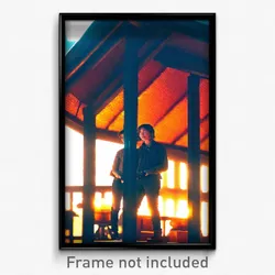 Pixel Art Poster - Warm Shelter (8 Bit Psychedelic Trippy Video Game Print)