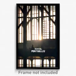 Pixel Art Poster - Novel Portcullis (8 Bit Psychedelic Trippy Video Game Print)