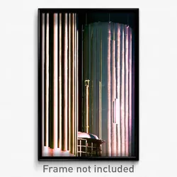 Pixel Art Poster - Agile Silo (8 Bit Psychedelic Trippy Weird Video Game Print)