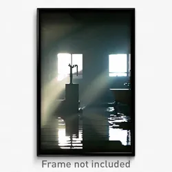 Pixel Art Poster - Shadowy Baths (8 Bit Psychedelic Trippy Video Game Print)