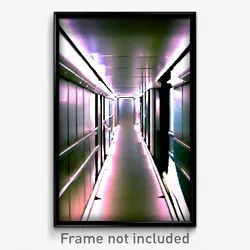Pixel Art Poster - Metallic Passage (8 Bit Psychedelic Trippy Video Game Print)