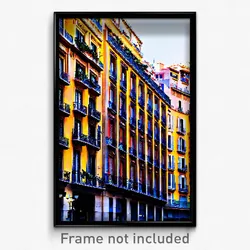 Pixel Art Poster - Drab Barcelona (8 Bit Psychedelic Trippy Video Game Print)