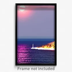 Pixel Art Poster - Superficial Sea (8 Bit Psychedelic Trippy Video Game Print)