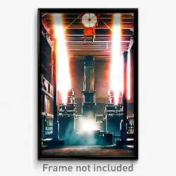 Pixel Art Poster - Bountiful Foundry (8 Bit Psychedelic Trippy Video Game Print)