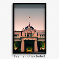 Pixel Art Poster - Spotted Belvedere (8 Bit Psychedelic Trippy Video Game Print)