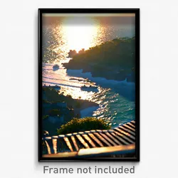 Pixel Art Poster - Busy Vista (8 Bit Psychedelic Trippy Weird Video Game Print)