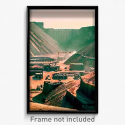 Pixel Art Poster - Pure Quarry (8 Bit Psychedelic Trippy Weird Video Game Print)