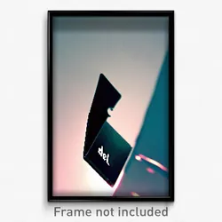 Pixel Art Poster - Distorted Dell (8 Bit Psychedelic Trippy Video Game Print)