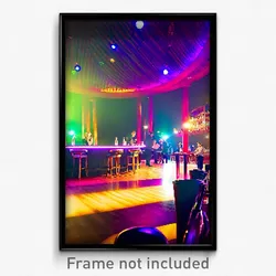 Pixel Art Poster - Graceful Bar (8 Bit Psychedelic Trippy Video Game Print)