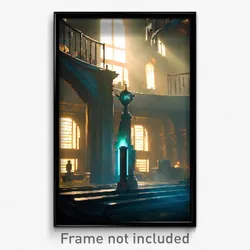 Pixel Art Poster - Brisk Lair (8 Bit Psychedelic Trippy Weird Video Game Print)
