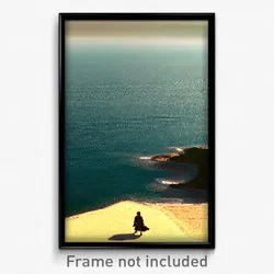 Pixel Art Poster - Thin Coast (8 Bit Psychedelic Trippy Weird Video Game Print)