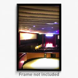 Pixel Art Poster - Bumpy Movie Theatre (8 Bit Psychedelic Video Game Print)