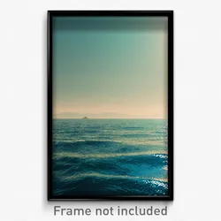 Pixel Art Poster - Brilliant Sea (8 Bit Psychedelic Trippy Video Game Print)