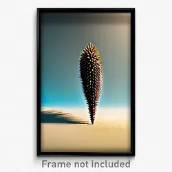 Pixel Art Poster - Massive Spike (8 Bit Psychedelic Trippy Video Game Print)
