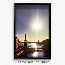 Pixel Art Poster - Unnatural Stockholm (8 Bit Psychedelic Video Game Print)
