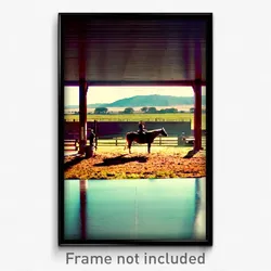 Pixel Art Poster - Tall Ranch (8 Bit Psychedelic Trippy Weird Video Game Print)