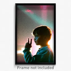 Pixel Art Poster - Measly Sound (8 Bit Psychedelic Trippy Video Game Print)