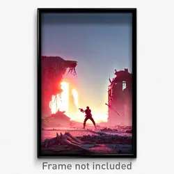 Pixel Art Poster - Big Remnant (8 Bit Psychedelic Trippy Weird Video Game Print)