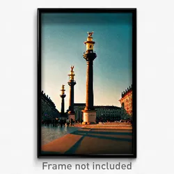 Pixel Art Poster - Gracious Berlin (8 Bit Psychedelic Trippy Video Game Print)
