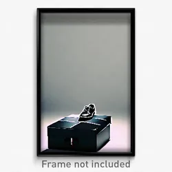 Pixel Art Poster - Black Shoebox (8 Bit Psychedelic Trippy Video Game Print)