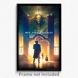 Pixel Art Poster - Nocturnal Hospice (8 Bit Psychedelic Trippy Video Game Print)