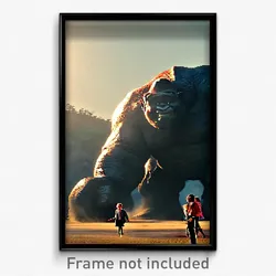 Pixel Art Poster - Tremendous Giant (8 Bit Psychedelic Trippy Video Game Print)