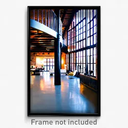 Pixel Art Poster - Uncommon Loft (8 Bit Psychedelic Trippy Video Game Print)