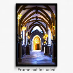 Pixel Art Poster - Plush Cloister (8 Bit Psychedelic Trippy Video Game Print)