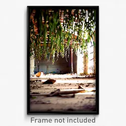 Pixel Art Poster - Abandoned Crop (8 Bit Psychedelic Trippy Video Game Print)