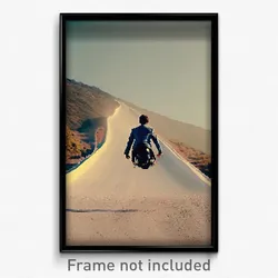 Pixel Art Poster - Wide Switchback (8 Bit Psychedelic Trippy Video Game Print)
