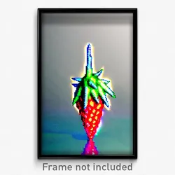 Pixel Art Poster - Cultured Spike (8 Bit Psychedelic Trippy Video Game Print)