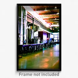 Pixel Art Poster - Subtle Brewery (8 Bit Psychedelic Trippy Video Game Print)
